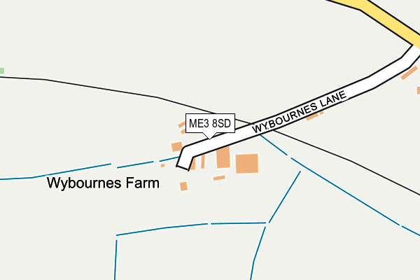 ME3 8SD map - OS OpenMap – Local (Ordnance Survey) ME3 8SD map - OS OpenMap – Local (Ordnance Survey)