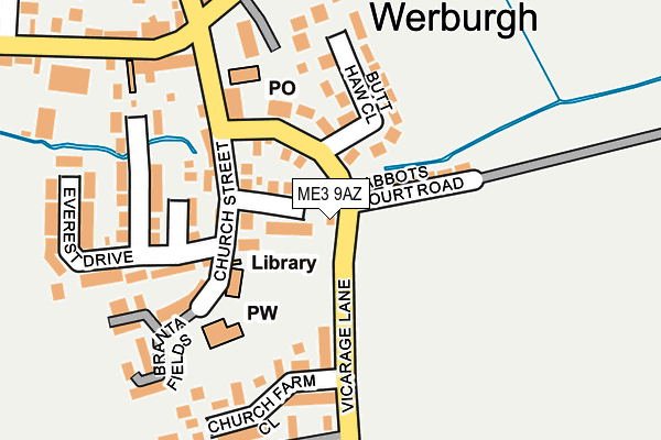 ME3 9AZ map - OS OpenMap – Local (Ordnance Survey) ME3 9AZ map - OS OpenMap – Local (Ordnance Survey)