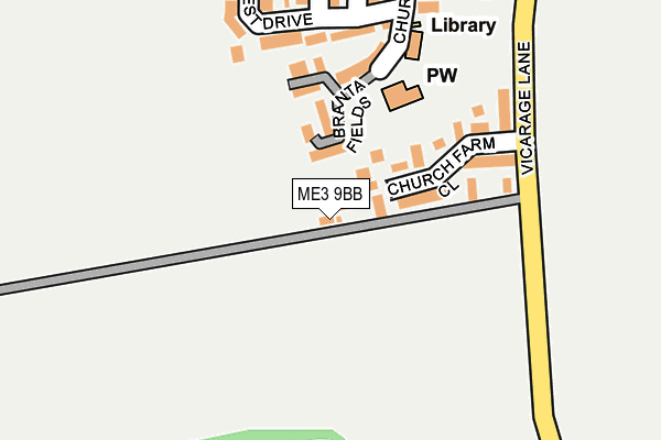 ME3 9BB map - OS OpenMap – Local (Ordnance Survey) ME3 9BB map - OS OpenMap – Local (Ordnance Survey)