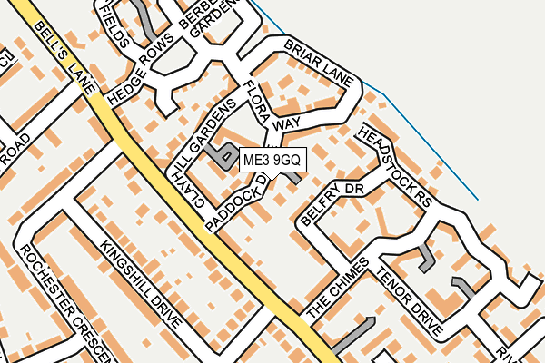 ME3 9GQ map - OS OpenMap – Local (Ordnance Survey) ME3 9GQ map - OS OpenMap – Local (Ordnance Survey)