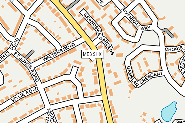 ME3 9HX map - OS OpenMap – Local (Ordnance Survey) ME3 9HX map - OS OpenMap – Local (Ordnance Survey)