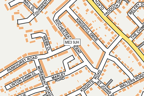 ME3 9JH map - OS OpenMap – Local (Ordnance Survey) ME3 9JH map - OS OpenMap – Local (Ordnance Survey)