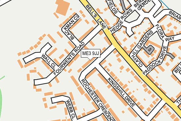 ME3 9JJ map - OS OpenMap – Local (Ordnance Survey) ME3 9JJ map - OS OpenMap – Local (Ordnance Survey)