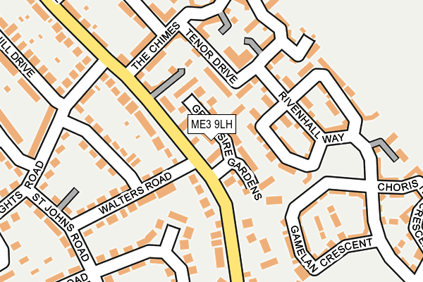 ME3 9LH map - OS OpenMap – Local (Ordnance Survey) ME3 9LH map - OS OpenMap – Local (Ordnance Survey)