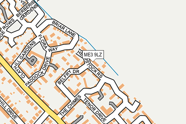 ME3 9LZ map - OS OpenMap – Local (Ordnance Survey) ME3 9LZ map - OS OpenMap – Local (Ordnance Survey)