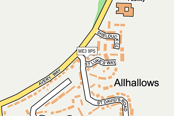 ME3 9PS map - OS OpenMap – Local (Ordnance Survey)