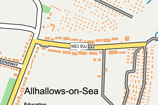 ME3 9QJ map - OS OpenMap – Local (Ordnance Survey) ME3 9QJ map - OS OpenMap – Local (Ordnance Survey)