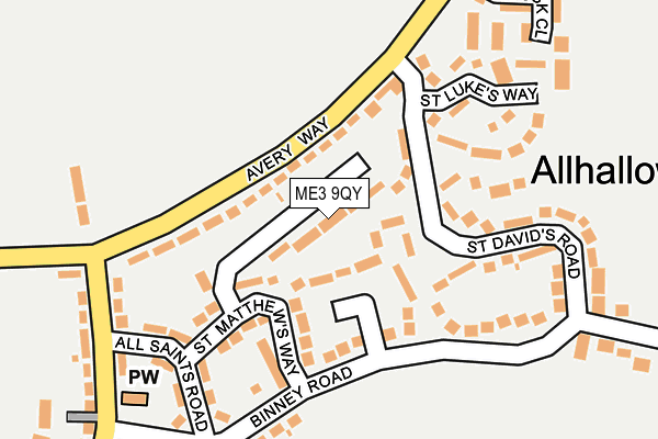ME3 9QY map - OS OpenMap – Local (Ordnance Survey) ME3 9QY map - OS OpenMap – Local (Ordnance Survey)