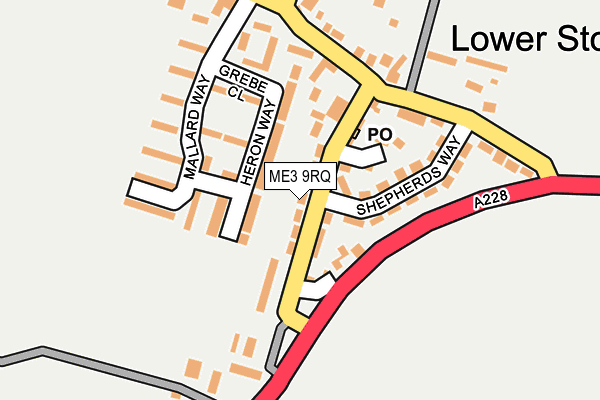 ME3 9RQ map - OS OpenMap – Local (Ordnance Survey) ME3 9RQ map - OS OpenMap – Local (Ordnance Survey)