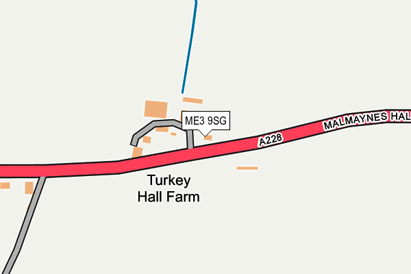 ME3 9SG map - OS OpenMap – Local (Ordnance Survey) ME3 9SG map - OS OpenMap – Local (Ordnance Survey)
