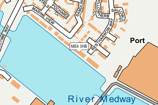 ME4 3HB map - OS OpenMap – Local (Ordnance Survey) ME4 3HB map - OS OpenMap – Local (Ordnance Survey)