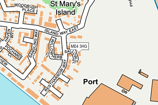 ME4 3HG map - OS OpenMap – Local (Ordnance Survey) ME4 3HG map - OS OpenMap – Local (Ordnance Survey)