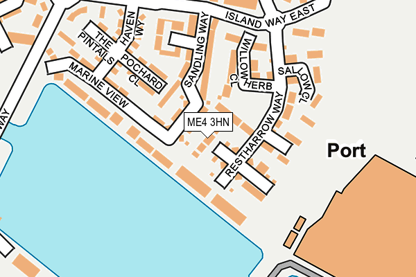 ME4 3HN map - OS OpenMap – Local (Ordnance Survey)