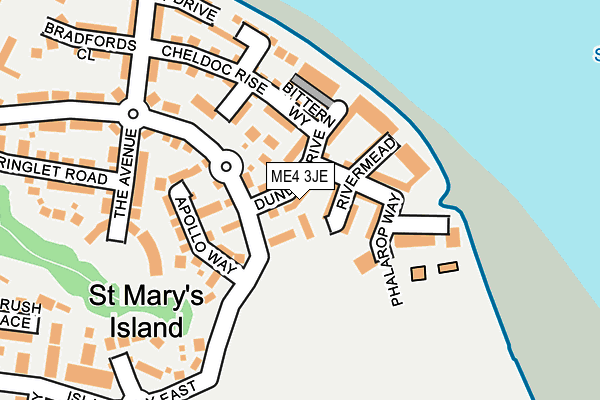 ME4 3JE map - OS OpenMap – Local (Ordnance Survey) ME4 3JE map - OS OpenMap – Local (Ordnance Survey)