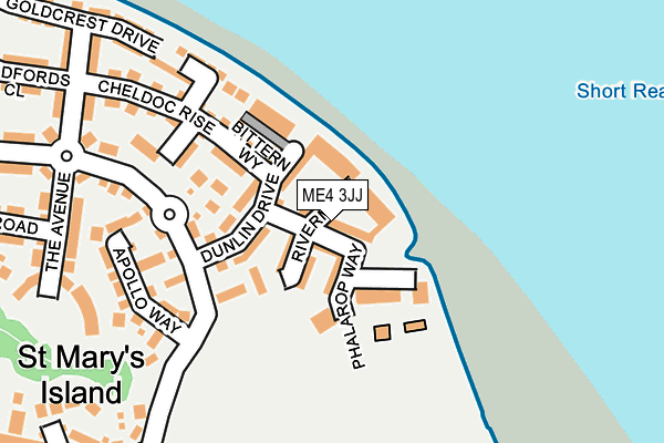 ME4 3JJ map - OS OpenMap – Local (Ordnance Survey) ME4 3JJ map - OS OpenMap – Local (Ordnance Survey)