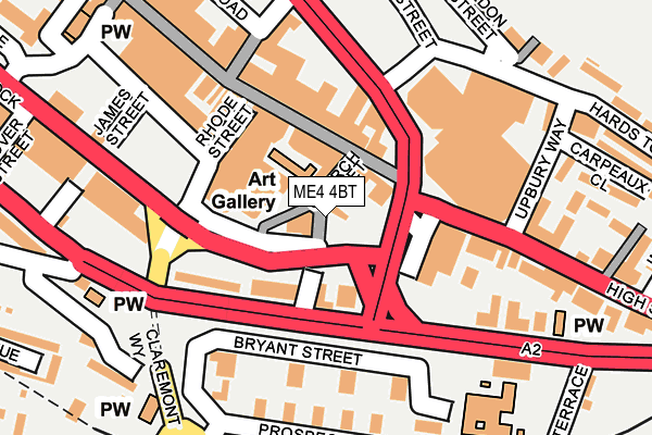 ME4 4BT map - OS OpenMap – Local (Ordnance Survey) ME4 4BT map - OS OpenMap – Local (Ordnance Survey)