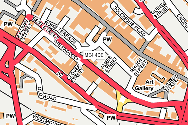 ME4 4DE map - OS OpenMap – Local (Ordnance Survey) ME4 4DE map - OS OpenMap – Local (Ordnance Survey)