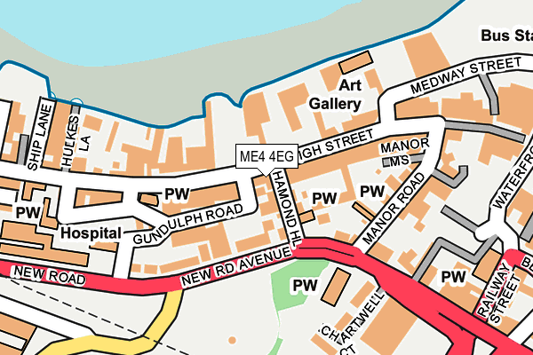 ME4 4EG map - OS OpenMap – Local (Ordnance Survey) ME4 4EG map - OS OpenMap – Local (Ordnance Survey)