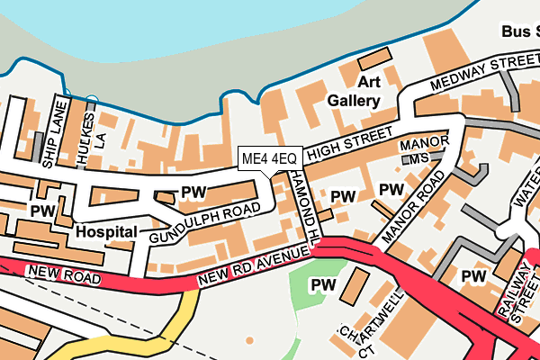 ME4 4EQ map - OS OpenMap – Local (Ordnance Survey)