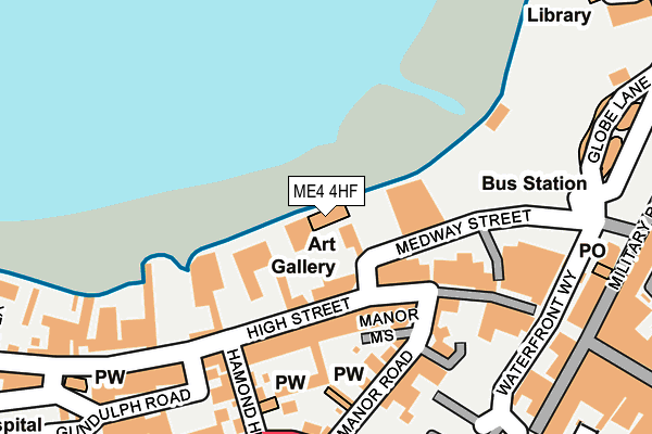 ME4 4HF map - OS OpenMap – Local (Ordnance Survey) ME4 4HF map - OS OpenMap – Local (Ordnance Survey)
