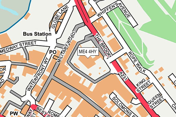 Me4 Postcode ME4 4HY maps, stats, and open data