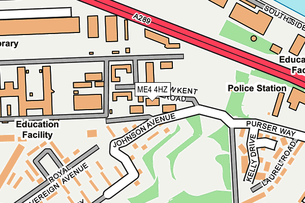 ME4 4HZ map - OS OpenMap – Local (Ordnance Survey) ME4 4HZ map - OS OpenMap – Local (Ordnance Survey)