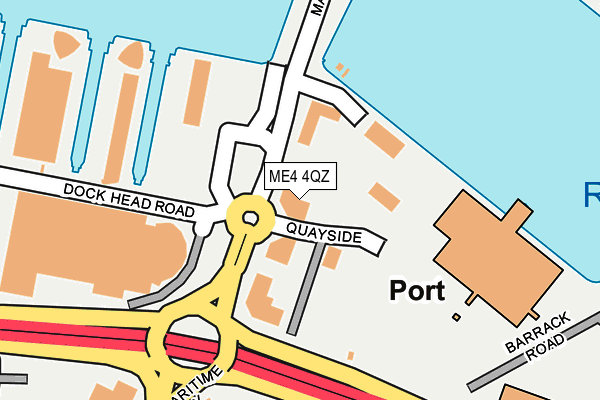 ME4 4QZ map - OS OpenMap – Local (Ordnance Survey) ME4 4QZ map - OS OpenMap – Local (Ordnance Survey)