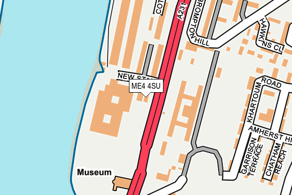 ME4 4SU map - OS OpenMap – Local (Ordnance Survey) ME4 4SU map - OS OpenMap – Local (Ordnance Survey)