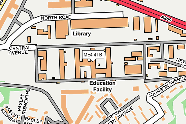 ME4 4TB map - OS OpenMap – Local (Ordnance Survey) ME4 4TB map - OS OpenMap – Local (Ordnance Survey)