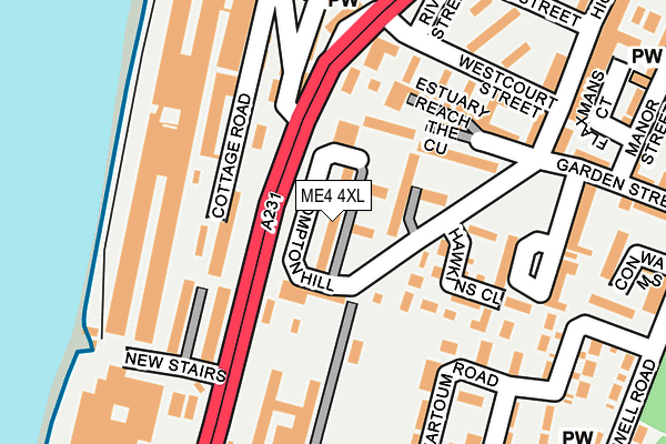 ME4 4XL map - OS OpenMap – Local (Ordnance Survey) ME4 4XL map - OS OpenMap – Local (Ordnance Survey)
