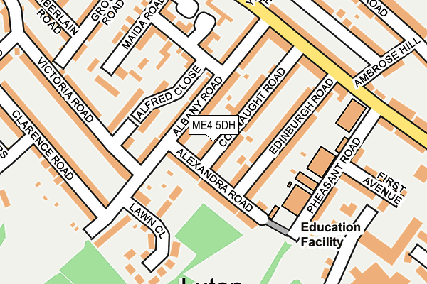 ME4 5DH map - OS OpenMap – Local (Ordnance Survey) ME4 5DH map - OS OpenMap – Local (Ordnance Survey)
