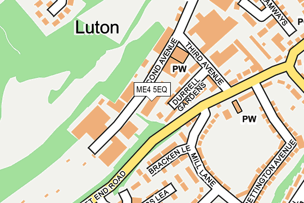 ME4 5EQ map - OS OpenMap – Local (Ordnance Survey) ME4 5EQ map - OS OpenMap – Local (Ordnance Survey)