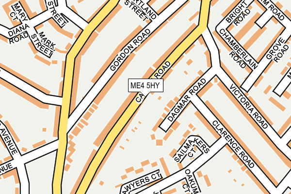 ME4 5HY map - OS OpenMap – Local (Ordnance Survey) ME4 5HY map - OS OpenMap – Local (Ordnance Survey)