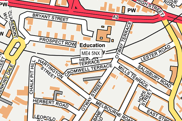 ME4 5NX map - OS OpenMap – Local (Ordnance Survey)