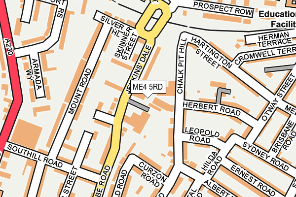 ME4 5RD map - OS OpenMap – Local (Ordnance Survey) ME4 5RD map - OS OpenMap – Local (Ordnance Survey)