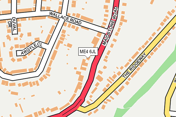 ME4 6JL map - OS OpenMap – Local (Ordnance Survey) ME4 6JL map - OS OpenMap – Local (Ordnance Survey)