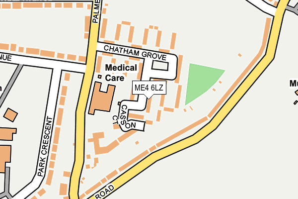 ME4 6LZ map - OS OpenMap – Local (Ordnance Survey) ME4 6LZ map - OS OpenMap – Local (Ordnance Survey)