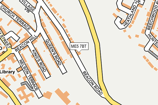 ME5 7BT map - OS OpenMap – Local (Ordnance Survey) ME5 7BT map - OS OpenMap – Local (Ordnance Survey)