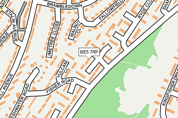 ME5 7RP map - OS OpenMap – Local (Ordnance Survey) ME5 7RP map - OS OpenMap – Local (Ordnance Survey)
