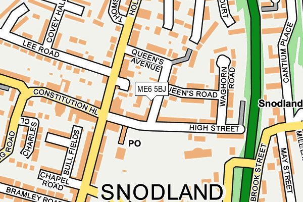 ME6 5BJ map - OS OpenMap – Local (Ordnance Survey)