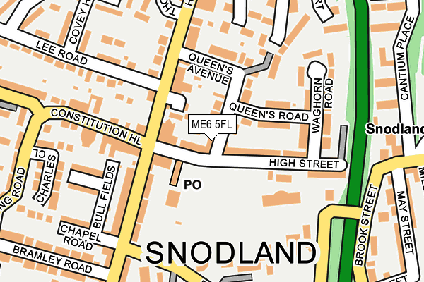 ME6 5FL map - OS OpenMap – Local (Ordnance Survey) ME6 5FL map - OS OpenMap – Local (Ordnance Survey)
