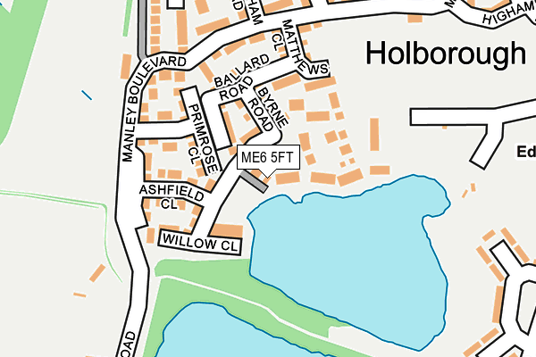 ME6 5FT map - OS OpenMap – Local (Ordnance Survey) ME6 5FT map - OS OpenMap – Local (Ordnance Survey)