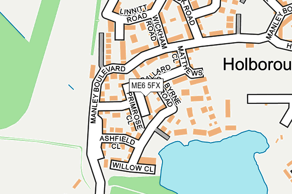 ME6 5FX map - OS OpenMap – Local (Ordnance Survey) ME6 5FX map - OS OpenMap – Local (Ordnance Survey)