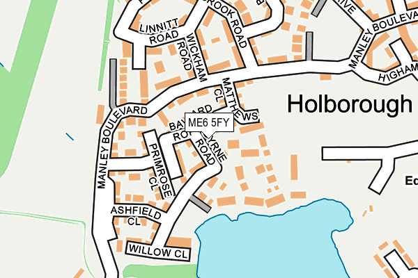 ME6 5FY map - OS OpenMap – Local (Ordnance Survey) ME6 5FY map - OS OpenMap – Local (Ordnance Survey)