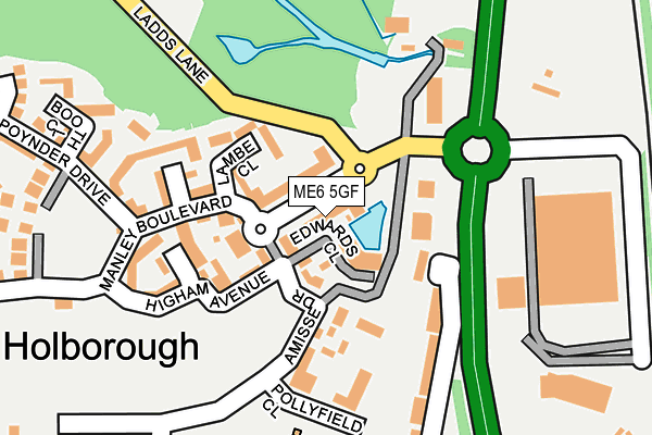 ME6 5GF map - OS OpenMap – Local (Ordnance Survey) ME6 5GF map - OS OpenMap – Local (Ordnance Survey)