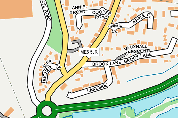 ME6 5JR map - OS OpenMap – Local (Ordnance Survey) ME6 5JR map - OS OpenMap – Local (Ordnance Survey)