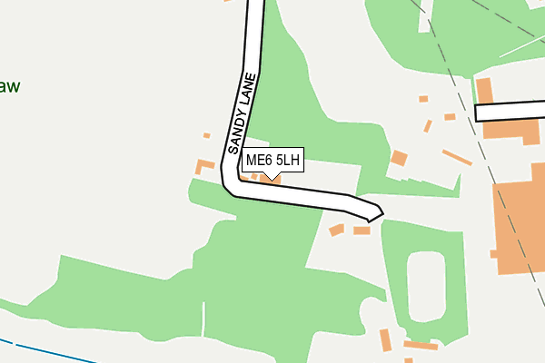 ME6 5LH map - OS OpenMap – Local (Ordnance Survey)