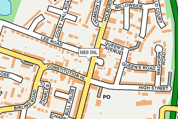 ME6 5NL map - OS OpenMap – Local (Ordnance Survey) ME6 5NL map - OS OpenMap – Local (Ordnance Survey)