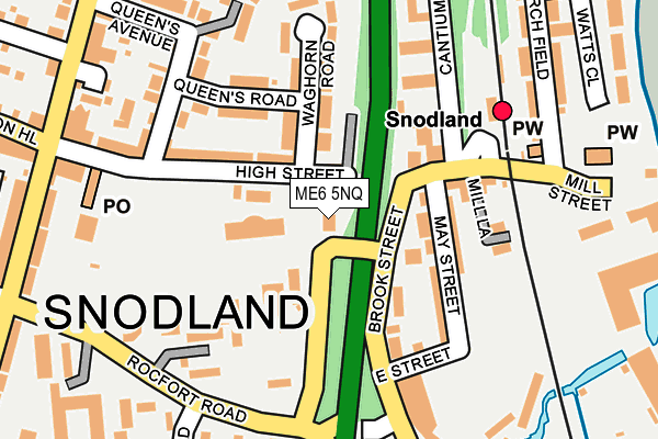 ME6 5NQ map - OS OpenMap – Local (Ordnance Survey)