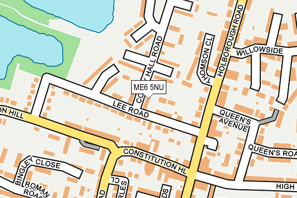 ME6 5NU map - OS OpenMap – Local (Ordnance Survey) ME6 5NU map - OS OpenMap – Local (Ordnance Survey)